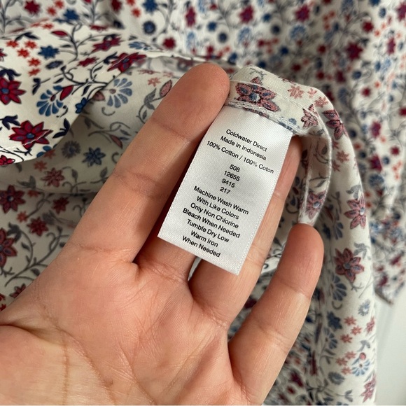 Coldwater creek floral button up 1X - Picture 4 of 4
